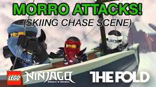 LEGO NINJAGO Skiing Chase Scene Episode 50 quotKingdom Comequot [upl. by Itsuj]