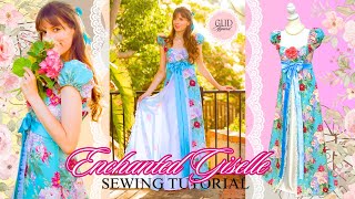 THE ENCHANTED GISELLE DRESS SEWING TUTORIAL enchanted sewingtutorial giselle [upl. by Aronoh133]