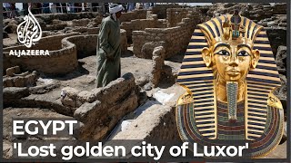 Egyptologists uncover ‘lost golden city’ buried under the sands [upl. by Lyrehs]