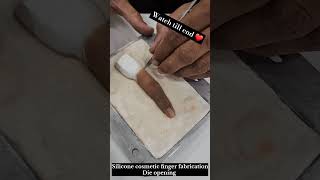 Silicone Finger Fabrication  Amazing prosthetics ❤️🦿🦾 artificiallimbs inspire siliconefinger [upl. by Grenville]