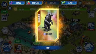 MYLODON  JURASSIC WORLD THE GAME [upl. by Ynaffets617]