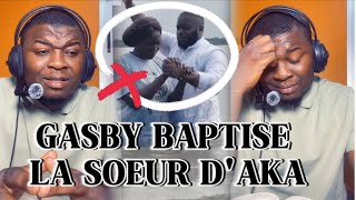 🔴 La réaction de Ismaël aka face à la Baptisation de sa soeur par gazby [upl. by Aciram]