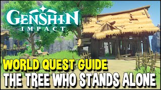 Genshin Impact THE TREE WHO STANDS ALONE World Quest Guide Liyue Shrine of Depths Key [upl. by Violet]