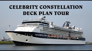 Celebrity Constellation cruise ship deck plan tour [upl. by Tartaglia]