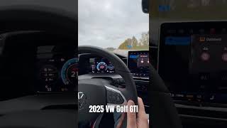 volkswagen GOLF GTI NEW 2025 on AUTOBAHN [upl. by Eyk676]