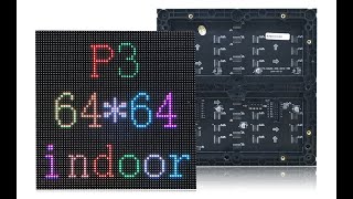 64x64 Pixels P3 LED Display Module LED Screen [upl. by Emmet]