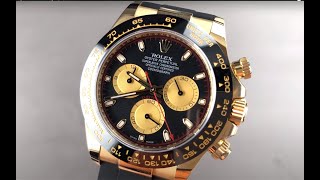 Rolex Daytona Oysterflex Strap 116518LN Rolex Watch Review [upl. by Harrad]