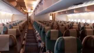 Singapore Airlines A380 cabin walkthrough  main deck [upl. by Groveman]