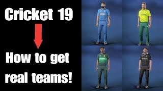 Ashes Cricket 2017  Real Names Controls Custom Teams Download [upl. by Notgnimer570]