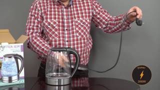 CAMRY CR 1239 Electric Kettle  Czajnik szklany [upl. by Pleasant]