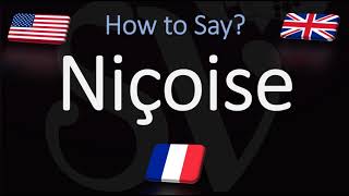 How to Pronounce Niçoise CORRECTLY [upl. by Fabriane]