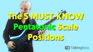 The 5 MUST KNOW Pentatonic Scale Positions [upl. by Bornstein]