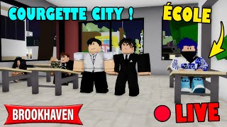 Live Roblox Brook Haven  L ÉCOLE RP À Courgette City  En Vocal 😁 BROOKHAVEN RP STORY [upl. by Aicina]