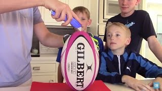 Whats inside a Rugby Ball [upl. by Attesoj]