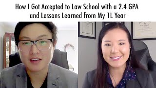 How I Got Accepted Into Law School with a 24 GPA and Lessons Learned from My 1L Year [upl. by Ynaffet]