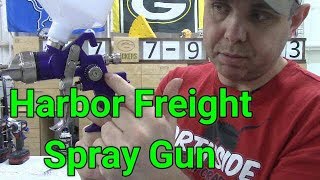 Harbor Freight HVLP Spray Gun Review [upl. by Candice]