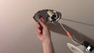 Installing a Retrofit LED Recessed Light [upl. by Shalne]