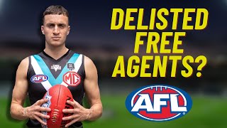 AFL TRADE TALK  Delisted Free Agents [upl. by Ibrad]