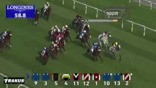 17012015 Merydan DubaiUAE 3Race Meydan Sobha  Handicap 1200 m [upl. by Jillie]