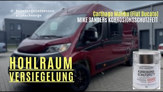 Warum eine Hohlraumversiegelung und Unterbodenschutz mit Mike Sanders Fett  Carthago Malibu Ducato [upl. by Deaner418]