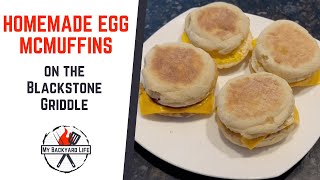 How to Make Egg McMuffins on the Blackstone Griddle [upl. by Destinee]