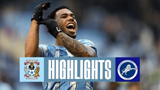 Coventry City v Millwall highlights [upl. by Tolmach]