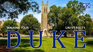 Duke University Campus 4K Walking Tour Durham NC 2021 [upl. by Mcneely]