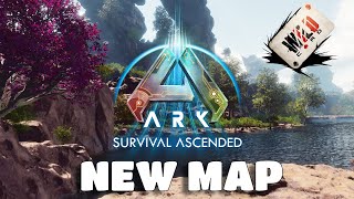 ARK Survival Ascended NEW MAP REVIEW  Temptress Lagoon [upl. by Hoi]