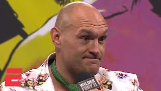 Tyson Fury breaks down TKO victory vs Deontay Wilder in rematch  Boxing on ESPN [upl. by Tolland184]