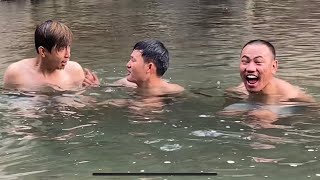 Extreme Cold Water Challenge 🥶  Dipesh Twenty4 [upl. by Fanchon]