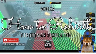 How to Fast Rebirth Strongman Simulator [upl. by Nivlag432]