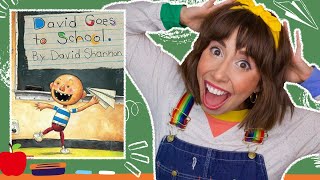 David Goes to School Interactive Read Aloud Story Time  Back to School Book with Bri Reads [upl. by Adamski]