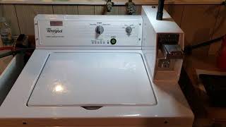 Whirlpool Commercial Washer Test Mode [upl. by Limoli]