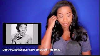 Dinah Washington  September In The Rain DayOne Reacts [upl. by Morty9]