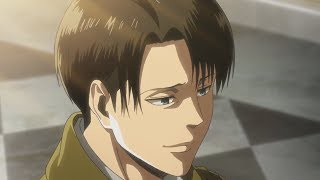 Levi smiles  Attack on Titan Season 3 Episode 10 [upl. by Radie]