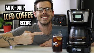 Simple Iced Coffee Recipe  Home AutoDrip Version [upl. by Bourne]