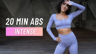 20 MIN INTENSE AB WORKOUT  No Equipment [upl. by Issi618]