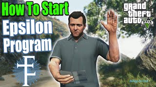 How To Start Epsilon Program Missions  GTA 5 Story Mode [upl. by Leachim]