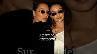 Hadid Sisters 💗 gigihadid bellahadid supermodel sisters model [upl. by Ahsilrac]