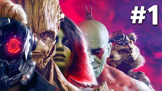 MARVELS GUARDIANS OF THE GALAXY Gameplay Walkthrough Part 1  INTRO [upl. by Revart]