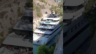 Passenger Ship EMERALD AZZURRA in the Corinth Canal [upl. by Ashok]