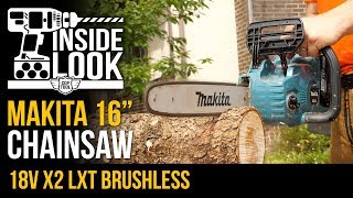 Inside Look Makita 18V X2 36V LXT Brushless Cordless 16” Chainsaw XCU04 [upl. by Schlessel91]