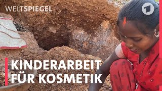 Kinderarbeit für Kosmetik  Weltspiegel Podcast [upl. by Ylagam]