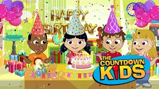 Happy Birthday To You  The Countdown Kids  Kids Songs amp Nursery Rhymes  Lyric Video [upl. by Laynad]