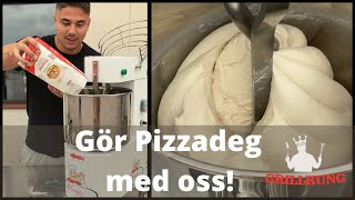 Enkelt sätt att göra Napolitansk Pizzadeg [upl. by Ennelram219]