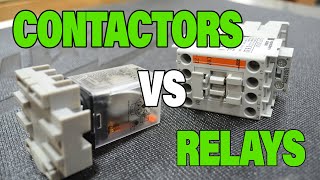 The Difference Between Contactors And Relays  ELECTROMAGNETIC SWITCHES electricians use [upl. by Rudolfo]