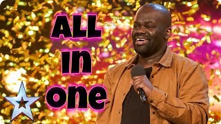 Daliso Chaponda  3rd Place  Full Auditions  Britains Got Talent 2017  Plus results [upl. by Eul139]