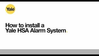 How to Install Yales HSA 6410 Alarm [upl. by Lennard58]