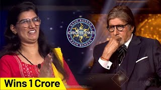 Himani Bundela Becomes First Crorepati Will She Be Able To Win 7 CRORES l KBC 13 [upl. by Durkin35]