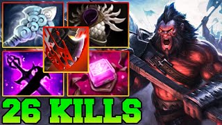 26 Kills Monster Axe Offlane  Axe Dota 2 Offlane Carry 735 Pro Build Guide Gameplay [upl. by Pinto]